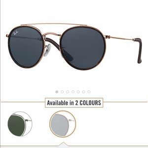 Round Double Bridge Ray Bans